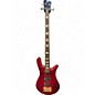Used Spector Euro 4LX Trans Red Electric Bass Guitar thumbnail