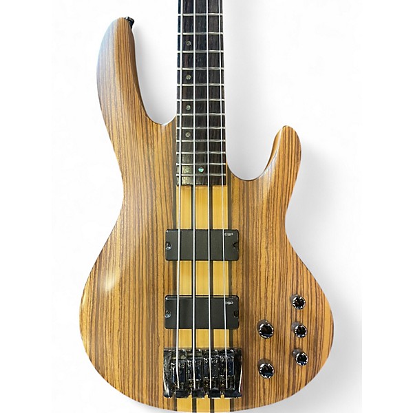 Used ESP LTD B4Z Natural Electric Bass Guitar