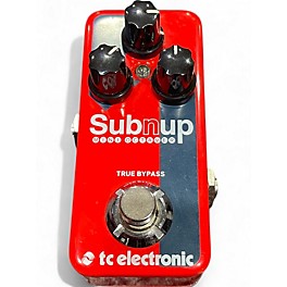 Used TC Electronic Sub N Up Octaver Effect Pedal