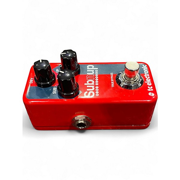 Used TC Electronic Sub N Up Octaver Effect Pedal