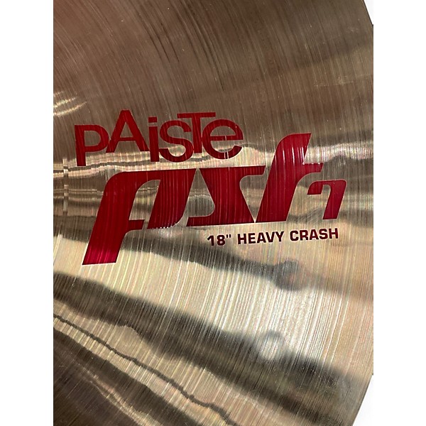 Used Paiste 7 18in PST7 Heavy Crash Cymbal