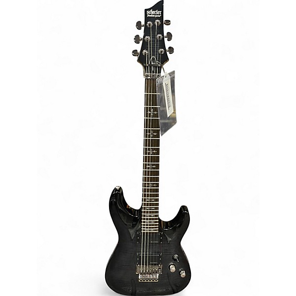 Used Schecter Guitar Research demon FR6 trans black Solid Body Electric Guitar