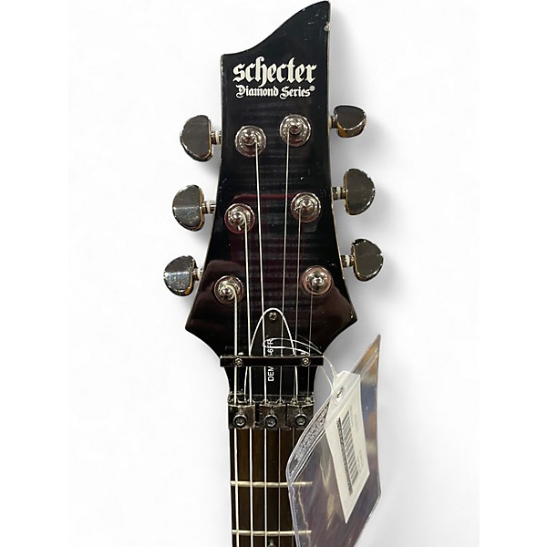 Used Schecter Guitar Research demon FR6 trans black Solid Body Electric Guitar