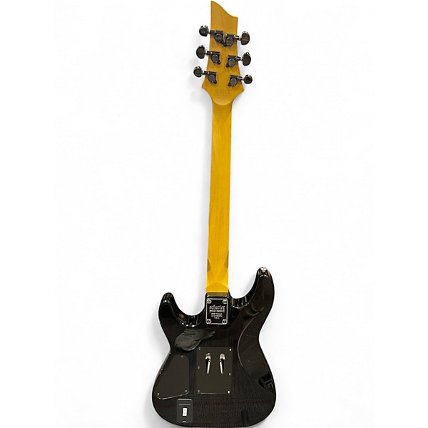 Used Schecter Guitar Research demon FR6 trans black Solid Body Electric Guitar