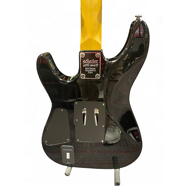 Used Schecter Guitar Research demon FR6 trans black Solid Body Electric Guitar