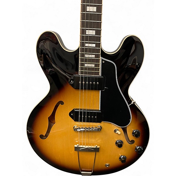 Used 2024 Gibson es 330 Vintage Burst Hollow Body Electric Guitar