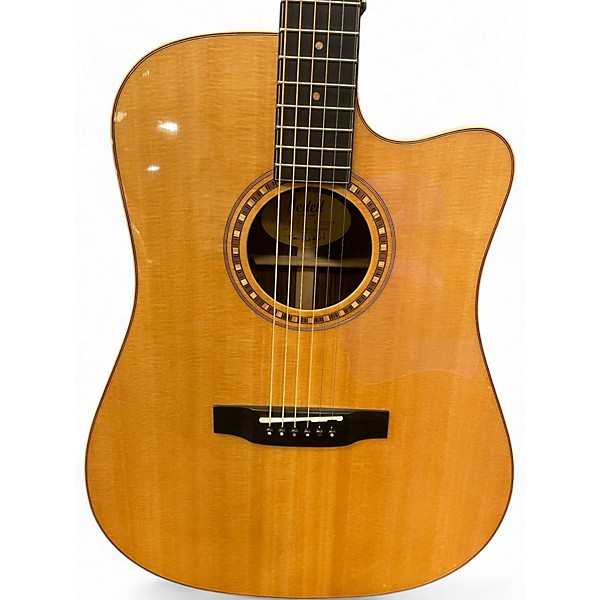 Used Bedell Performance TBCE28G Dreadnought Cutaway Natural Acoustic Electric Guitar