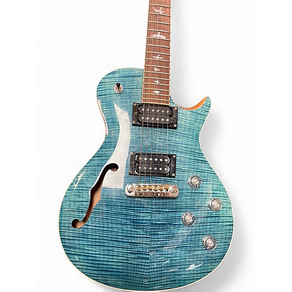 Used PRS Zach Myers Signature SE Trans Blue Solid Body Electric Guitar