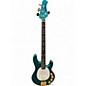 Used Ernie Ball Music Man StingRay Special HH Blue  Electric Bass Guitar thumbnail