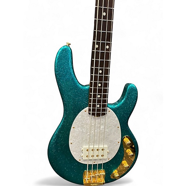 Used Ernie Ball Music Man StingRay Special HH Blue  Electric Bass Guitar