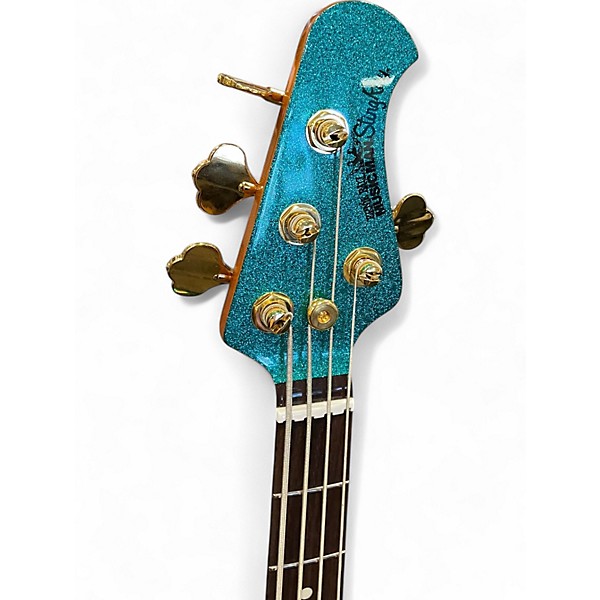 Used Ernie Ball Music Man StingRay Special HH Blue  Electric Bass Guitar