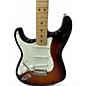 Used Fender 75TH ANIVARSARY STANDARD STRATOCASTER LEFTHANDED 3 Color Sunburst Electric Guitar