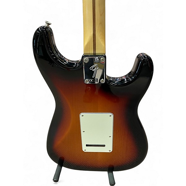 Used Fender 75TH ANIVARSARY STANDARD STRATOCASTER LEFTHANDED 3 Color Sunburst Electric Guitar