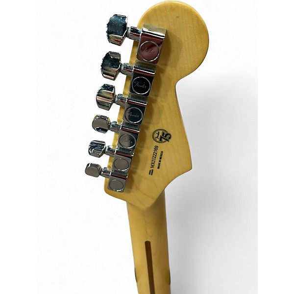 Used Fender 75TH ANIVARSARY STANDARD STRATOCASTER LEFTHANDED 3 Color Sunburst Electric Guitar