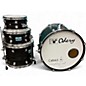 Used Odery 4 Piece CAFEKIT EXPANSION Black Drum Kit thumbnail