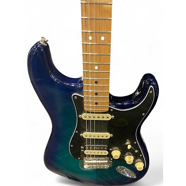 Used Fender Player Stratocaster Metallic Aqua Marine Solid Body Electric Guitar