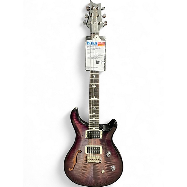 Used PRS CE24 Hollowbody Trans Purple Hollow Body Electric Guitar