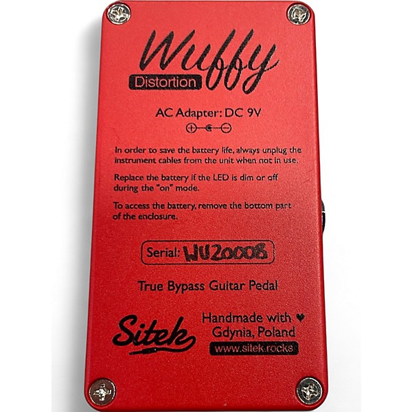 Used Sitek wuffy Effect Pedal