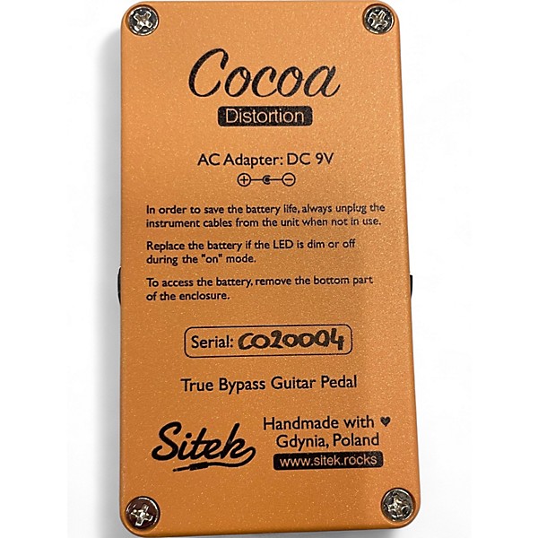 Used Sitek cocoa Effect Pedal