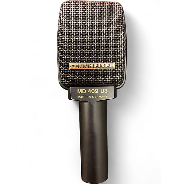 Used 1980s Sennheiser MD 409U3 Dynamic Microphone
