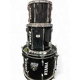 Used Tama 3 Piece rockstar deluxe black Drum Kit