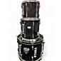 Used Tama 3 Piece rockstar deluxe black Drum Kit thumbnail