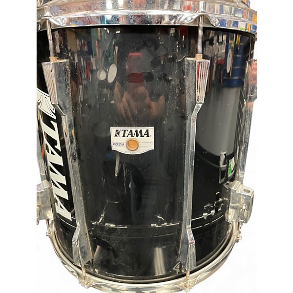 Used Tama 3 Piece rockstar deluxe black Drum Kit