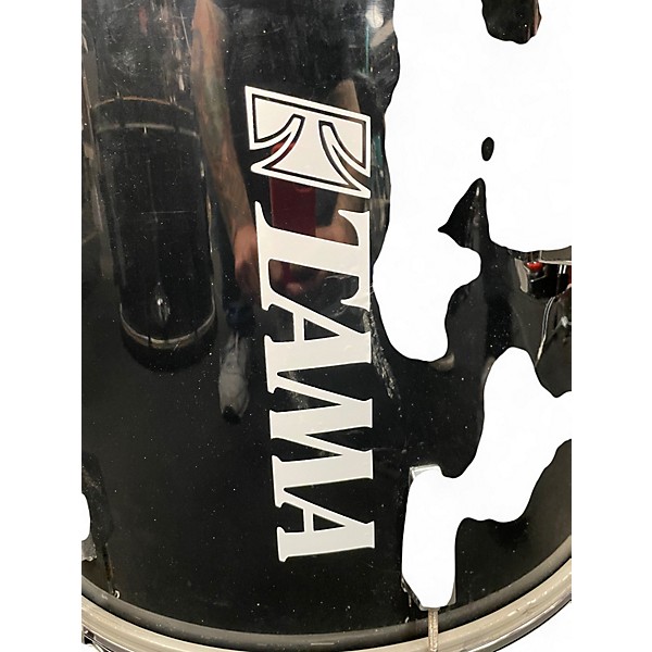 Used Tama 3 Piece rockstar deluxe black Drum Kit
