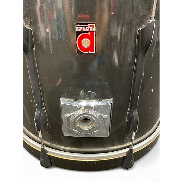 Used Premier 4 Piece cabria xpk Metallic Black Drum Kit