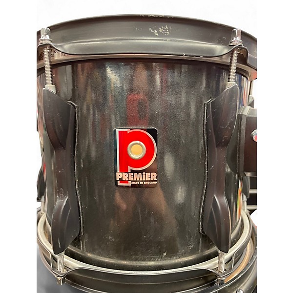 Used Premier 4 Piece cabria xpk Metallic Black Drum Kit