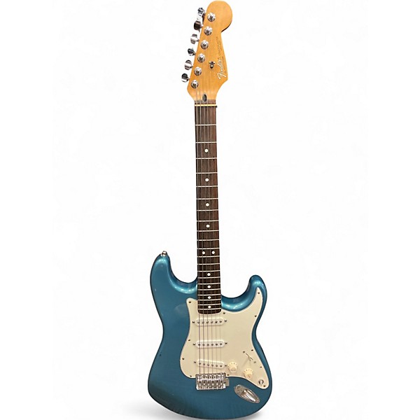Used Fender STRAT GREEN AND BLUE Solid Body Electric Guitar