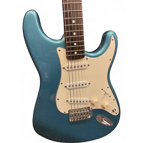 Used Fender STRAT GREEN AND BLUE Solid Body Electric Guitar