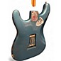 Used Fender STRAT GREEN AND BLUE Solid Body Electric Guitar