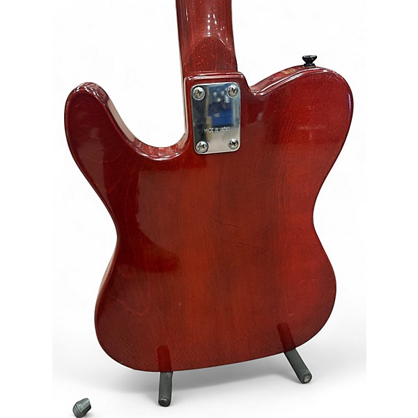 Vintage 1970s Ampeg Heavy Stud GEH150 Cherry Solid Body Electric Guitar
