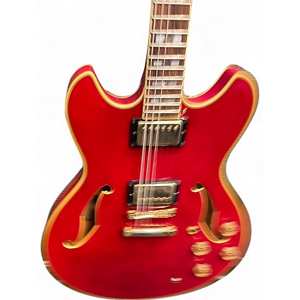 Used Ibanez AS120 Heritage Cherry Hollow Body Electric Guitar
