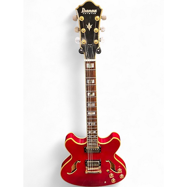 Used Ibanez AS120 Heritage Cherry Hollow Body Electric Guitar