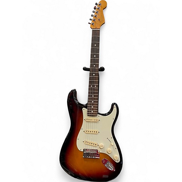 Used 2021 Fender American Ultra Stratocaster 2 Color Sunburst Solid Body Electric Guitar