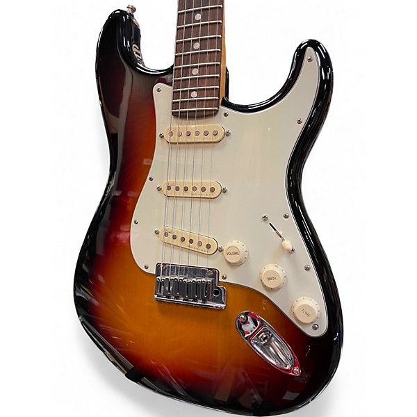 Used 2021 Fender American Ultra Stratocaster 2 Color Sunburst Solid Body Electric Guitar