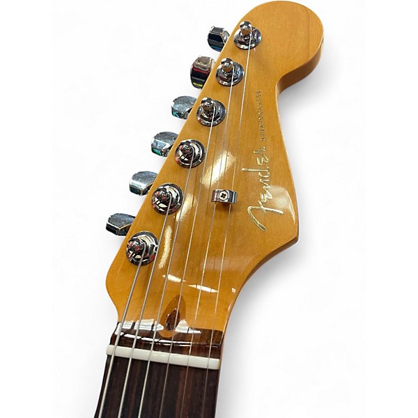 Used 2021 Fender American Ultra Stratocaster 2 Color Sunburst Solid Body Electric Guitar