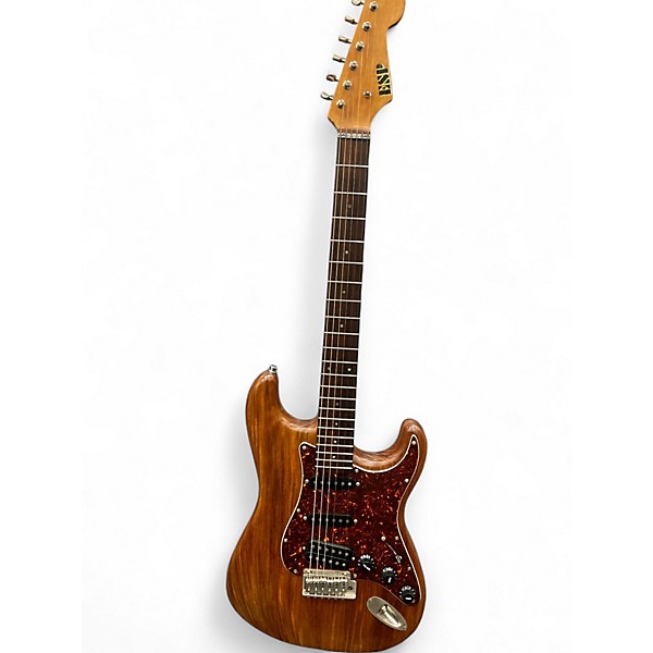 Used ESP Koa Strat natural koa Solid Body Electric Guitar