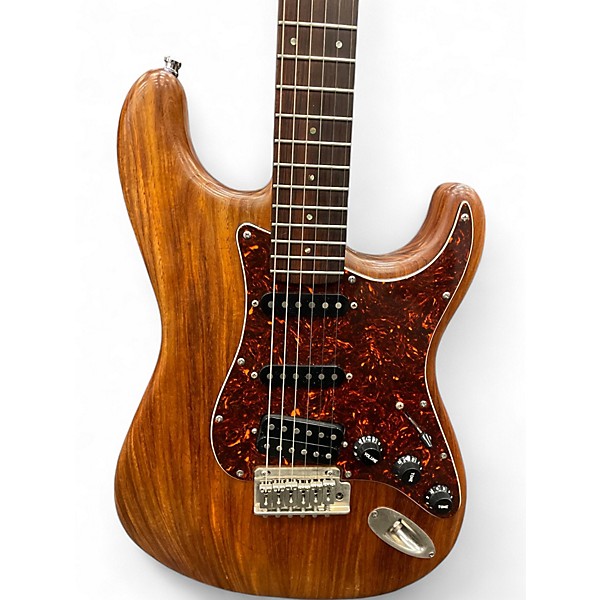 Used ESP Koa Strat natural koa Solid Body Electric Guitar