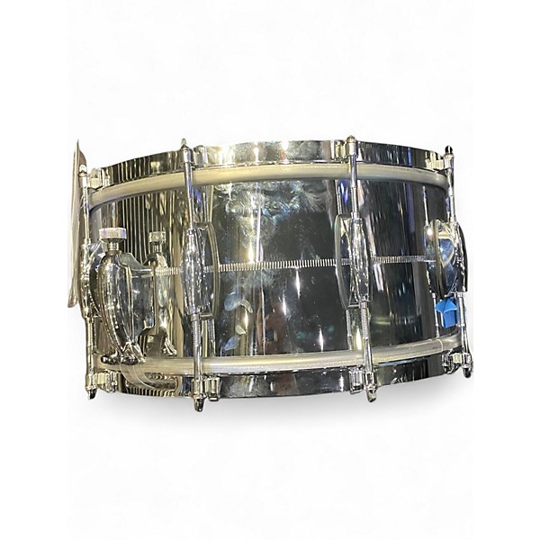 Used Gretsch Drums Brooklyn Series Snare GB41645 CHROME OVER STEEL Drum