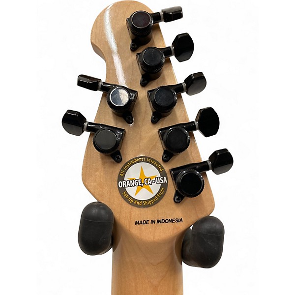 Used 2019 Sterling by Music Man JP70 John Petrucci Signature Black Solid Body Electric Guitar