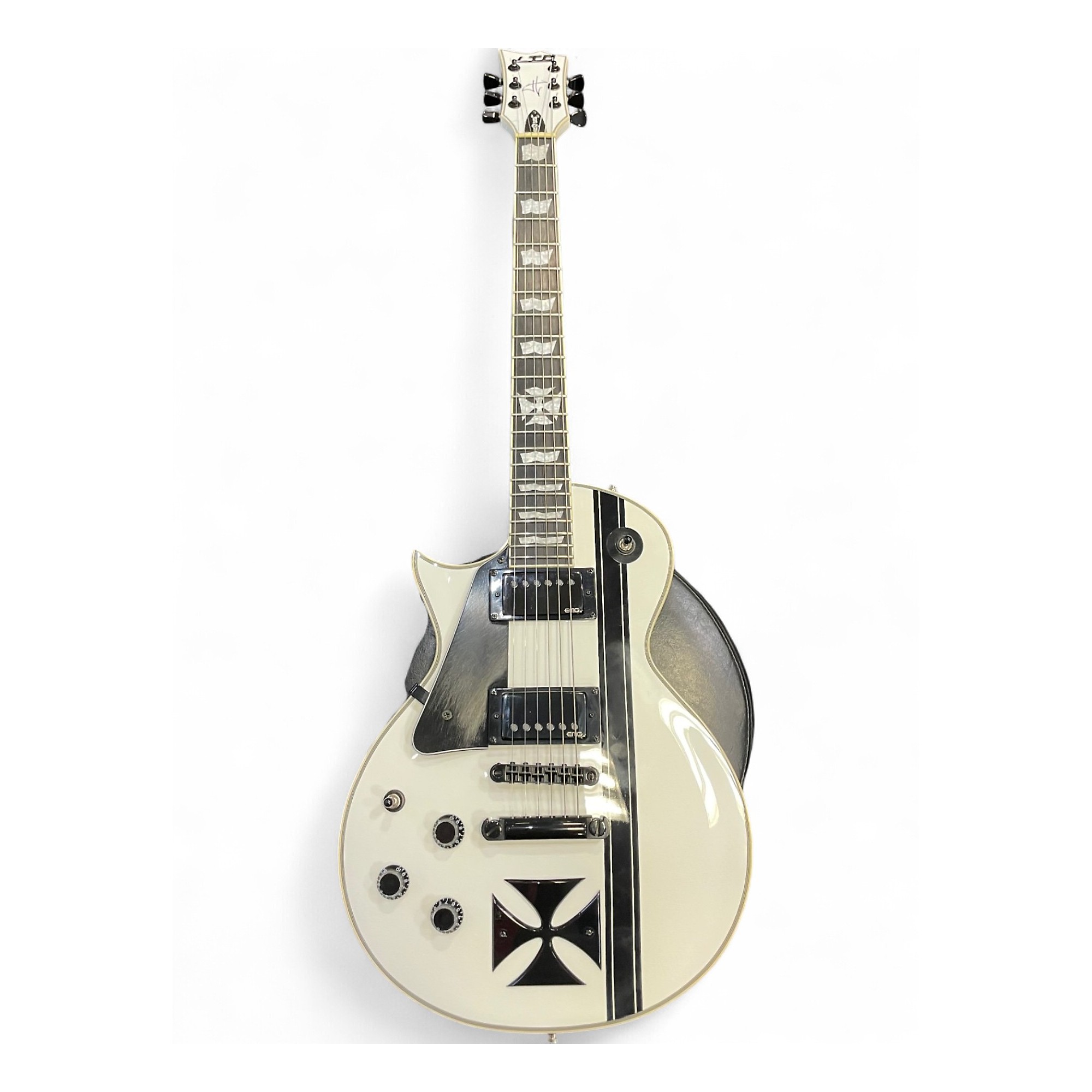 ギター ESP LTD Iron cross ESP LTD Iron Cross James Hetfield, Snow White | Gear4music