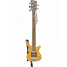 Used Warwick ROCKBASS CORVETTE 5 STRING Natural Electric Bass Guitar