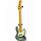 Used 2022 Fender AMERICAN PROFESSIONAL JAZZ V MYSTIC SURF GREEN Electric Bass Guitar thumbnail