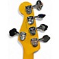 Used 2022 Fender AMERICAN PROFESSIONAL JAZZ V MYSTIC SURF GREEN Electric Bass Guitar