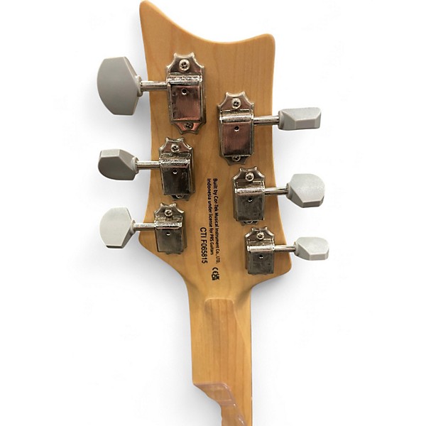 Used PRS SE Silver Sky Stone Blue Solid Body Electric Guitar