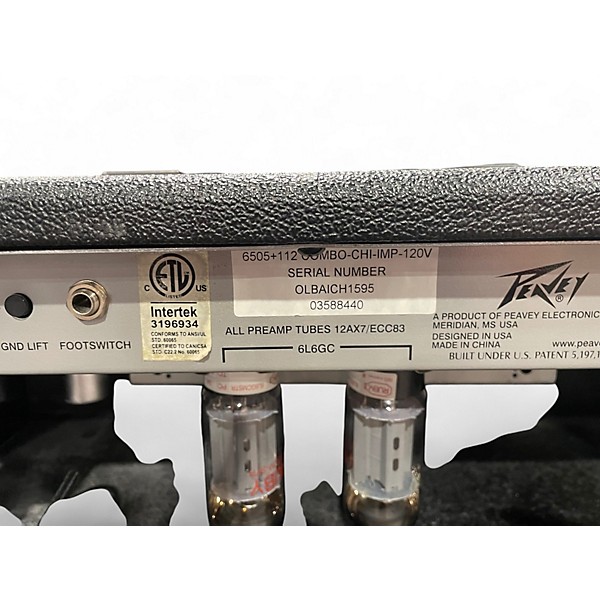 Used Peavey 6505 Plus 120W Tube Guitar Amp Head