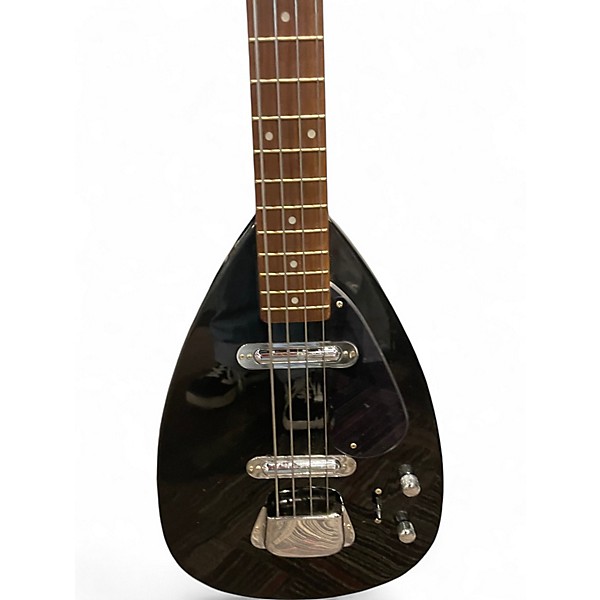 Used Eastwood TEARDROP BASS Black Electric Bass Guitar